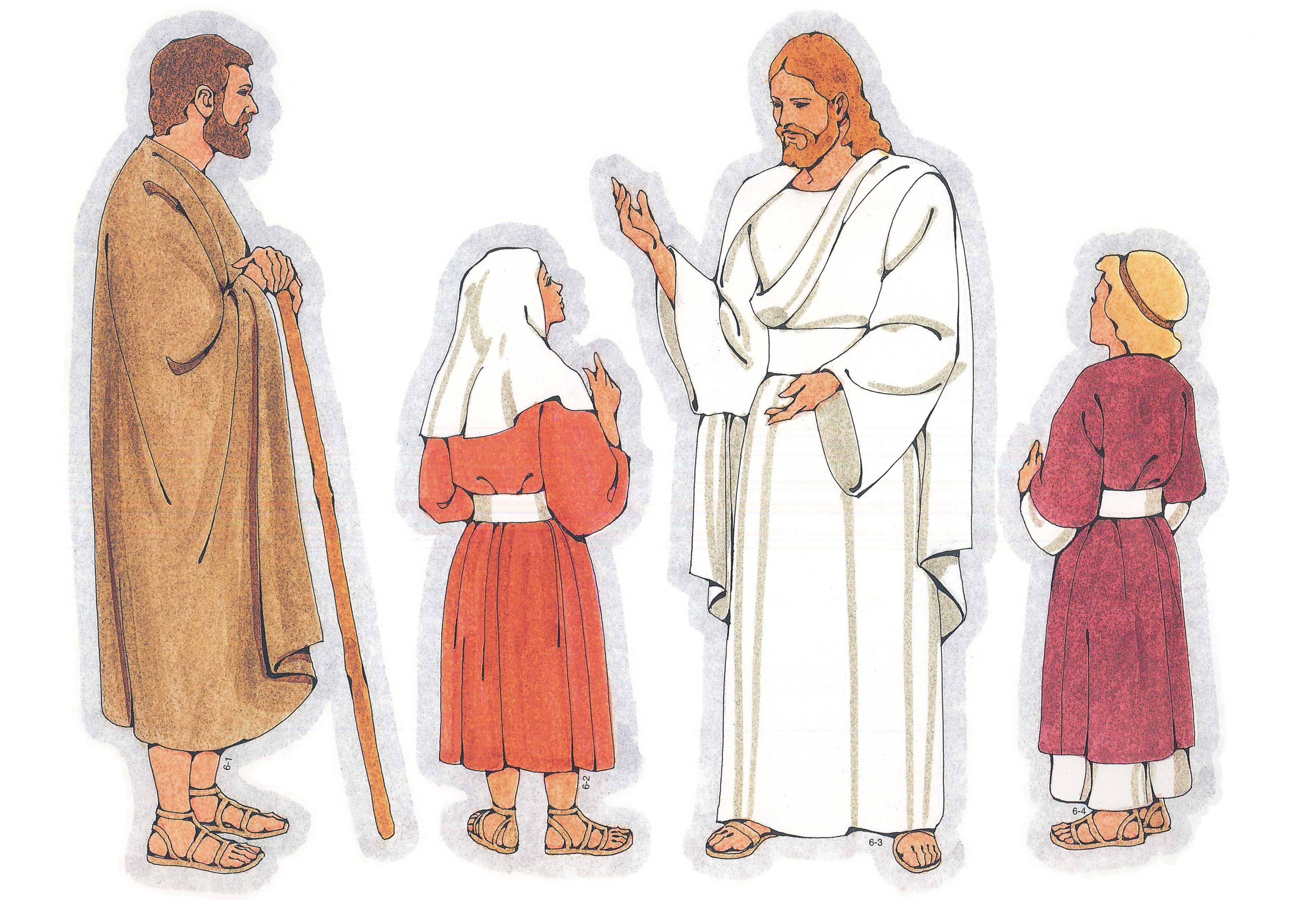 Primary Visual Aids Cutouts Biblical Man With Staff