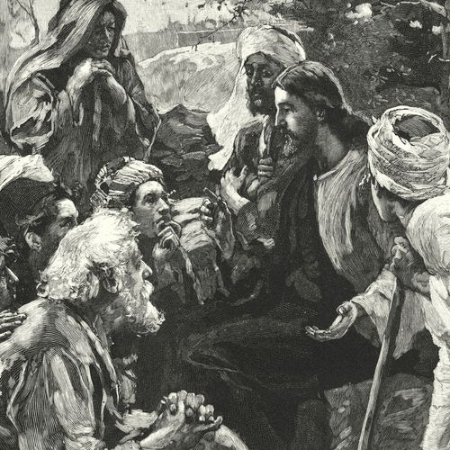 人々に教えを説かれるイエス