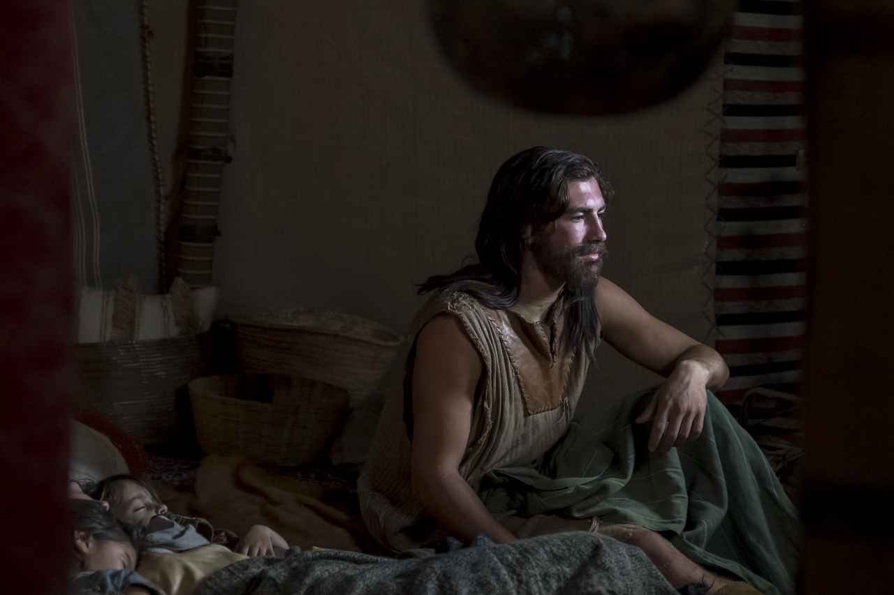 Nephi awakening to the voice of the Spirit