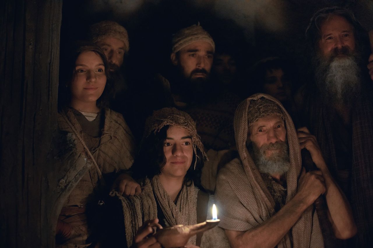 Les bergers saluent l’enfant Jésus