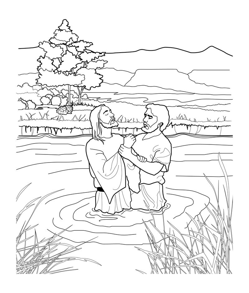 matthew chapter 3 coloring pages