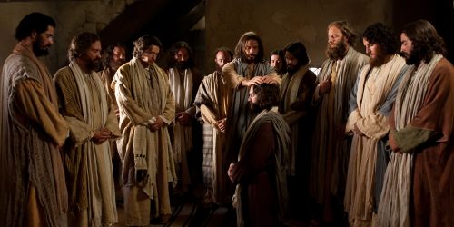 Christ with Apostles