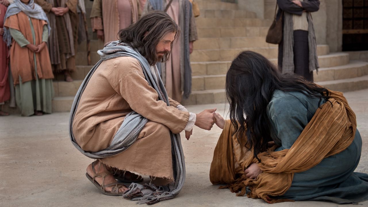 Cristo perdoa a mulher apanhada em adultério