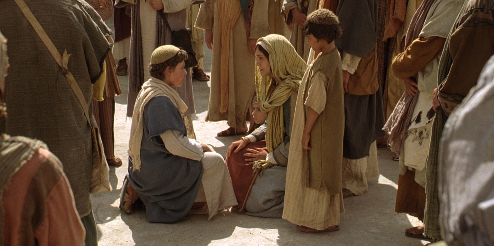 Jesús habla con María