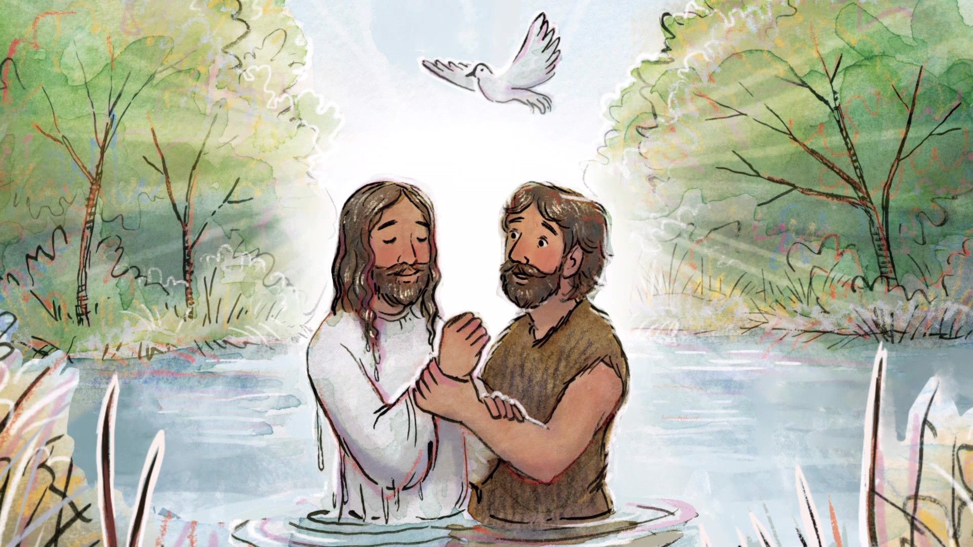 Animated Video: Jesus Was Baptized