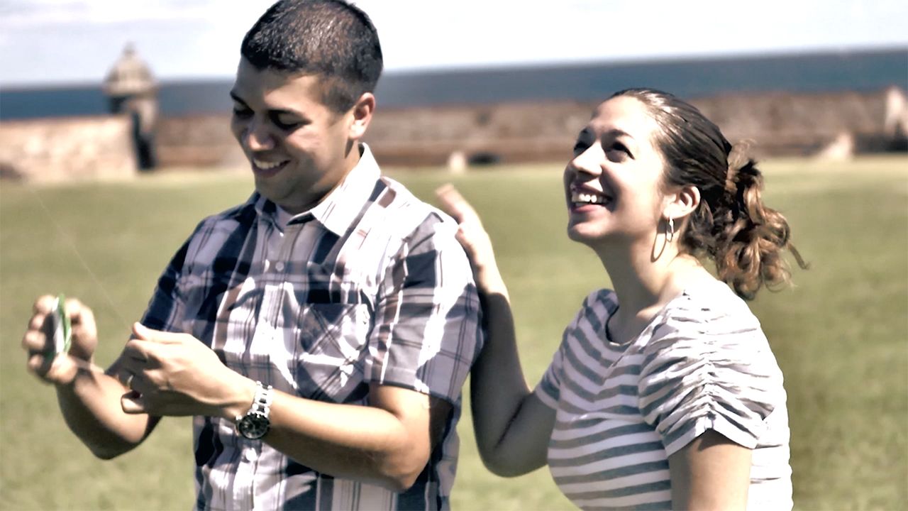 A couple explain how praying together as a family has brought them peace and joy