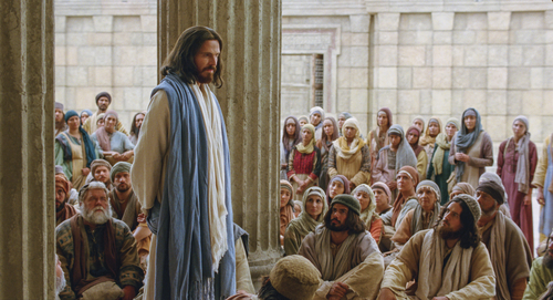 Matthew 21:23–32, Christ teaches in the temple