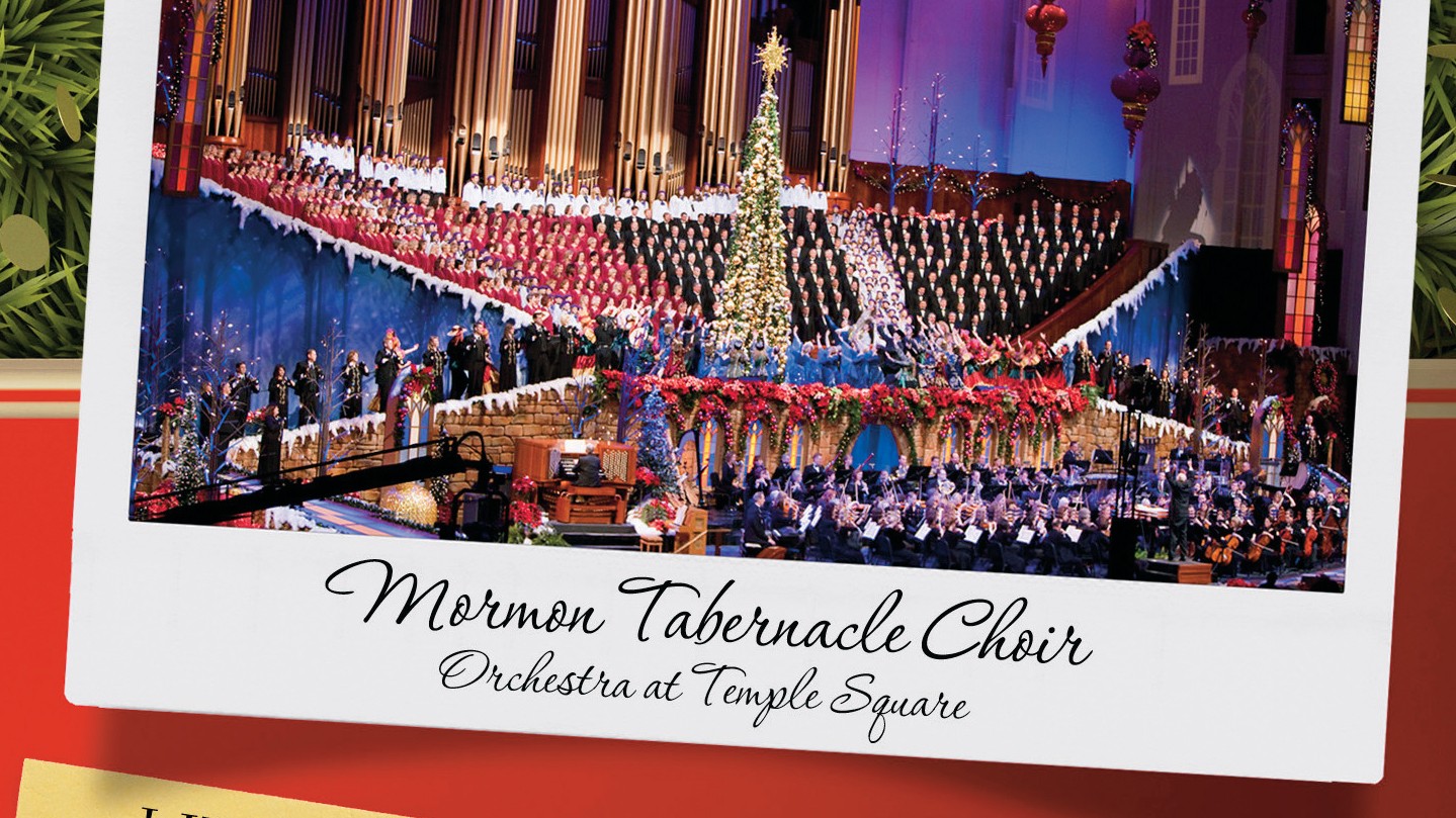 DVD cover with Natalie Cole and David McCullough with the Mormon Tabernacle Choir.