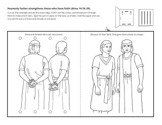 Book of Mormon Activity Pages - Alma Amulek Coloring Page 