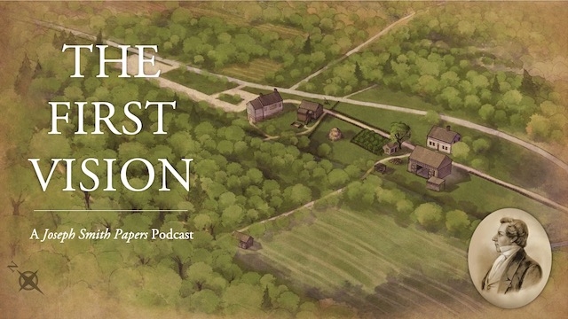 Cover art for a Joseph Smith Papers Podcast featuring the First Vision.