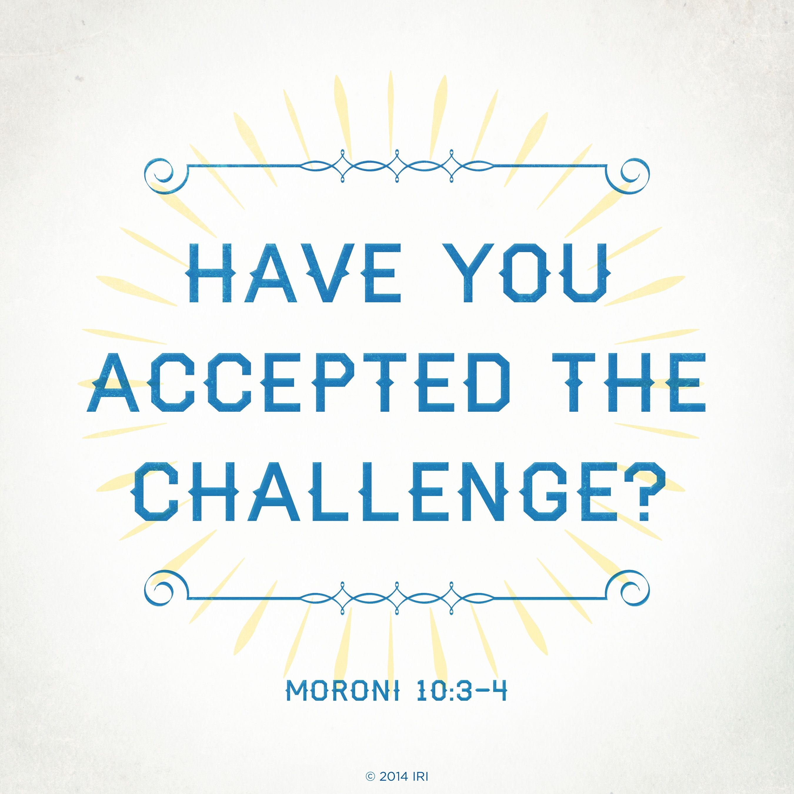 Accept the Challenge