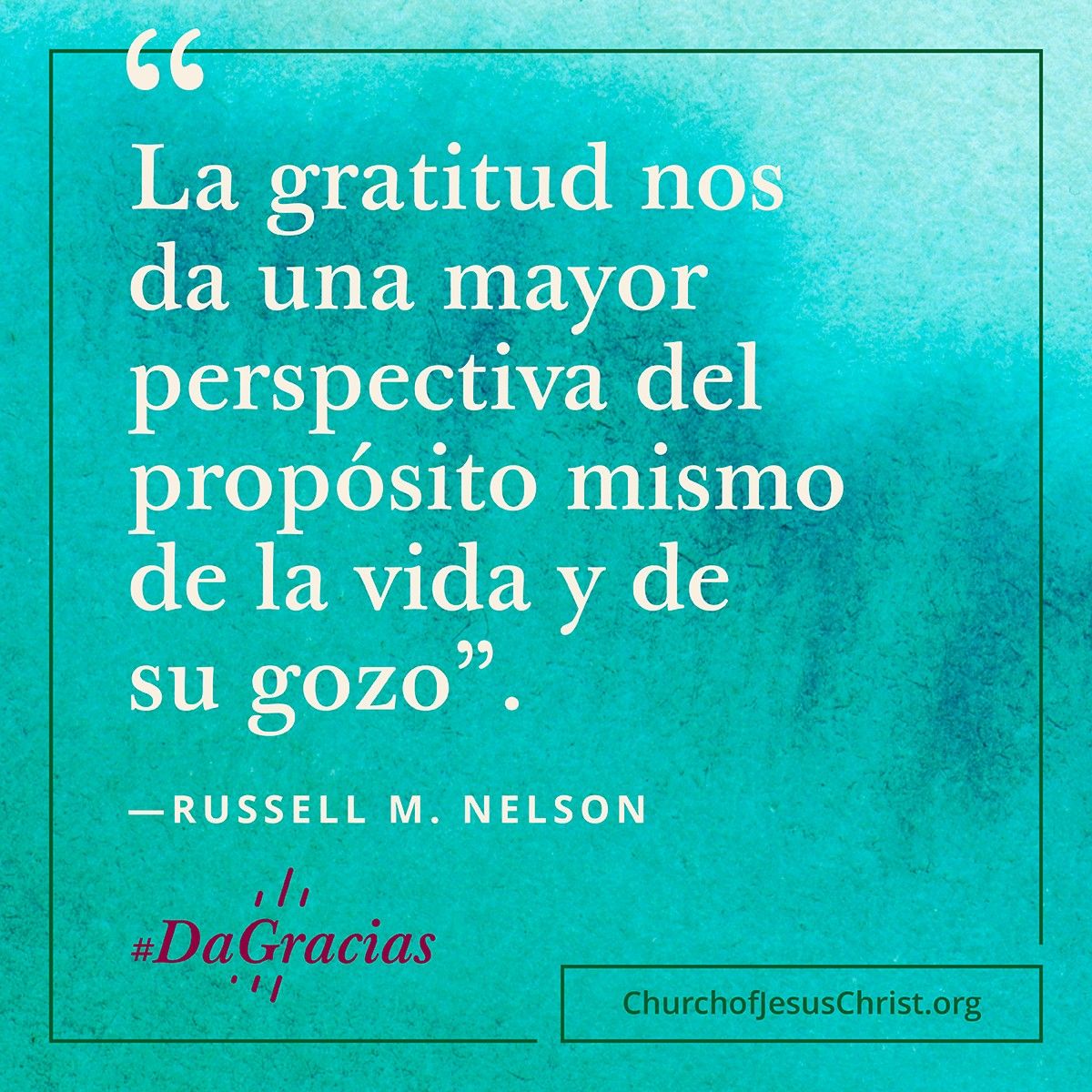 Comparte el poder de la gratitud y de dar gracias | Russell M Nelson
