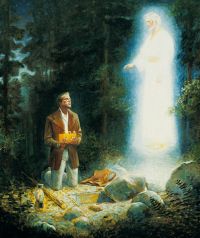 Joseph Smith receives stewardship of the plates