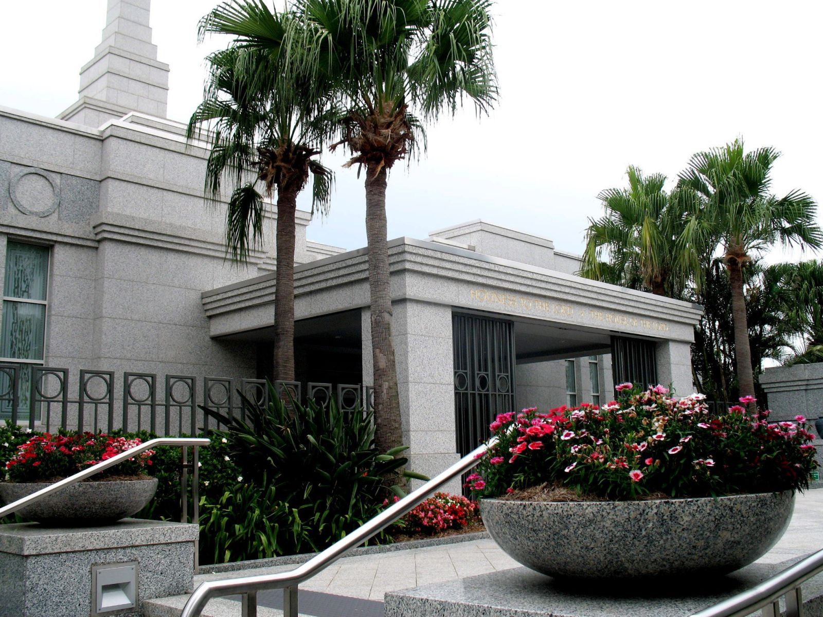 The Brisbane Australia Temple Entrance