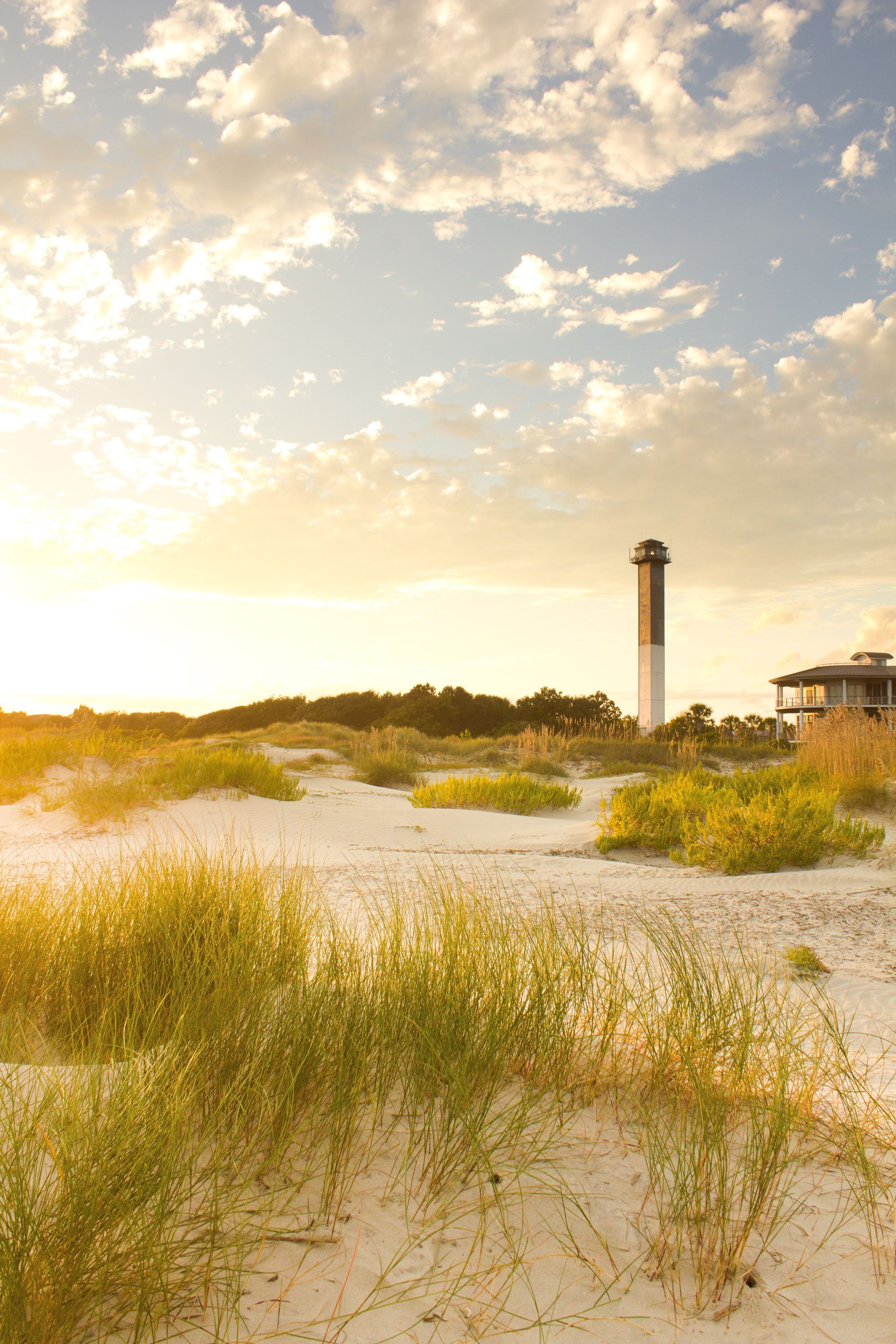 Lighthouse In South Carolina   Lighthouse Beach 