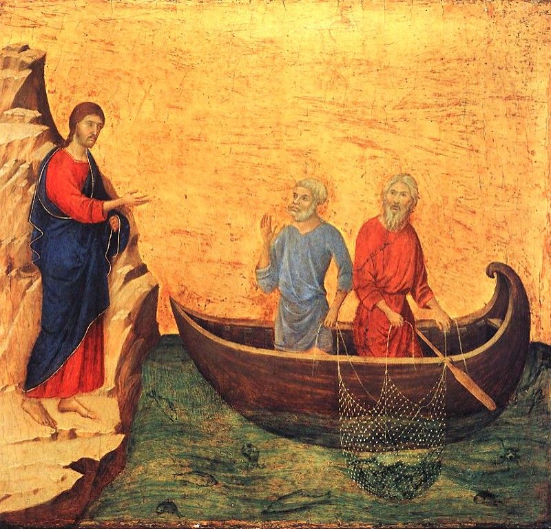 Jesucristo invita a Sus futuros apóstoles a seguirle y a llegar a ser pescadores de hombres