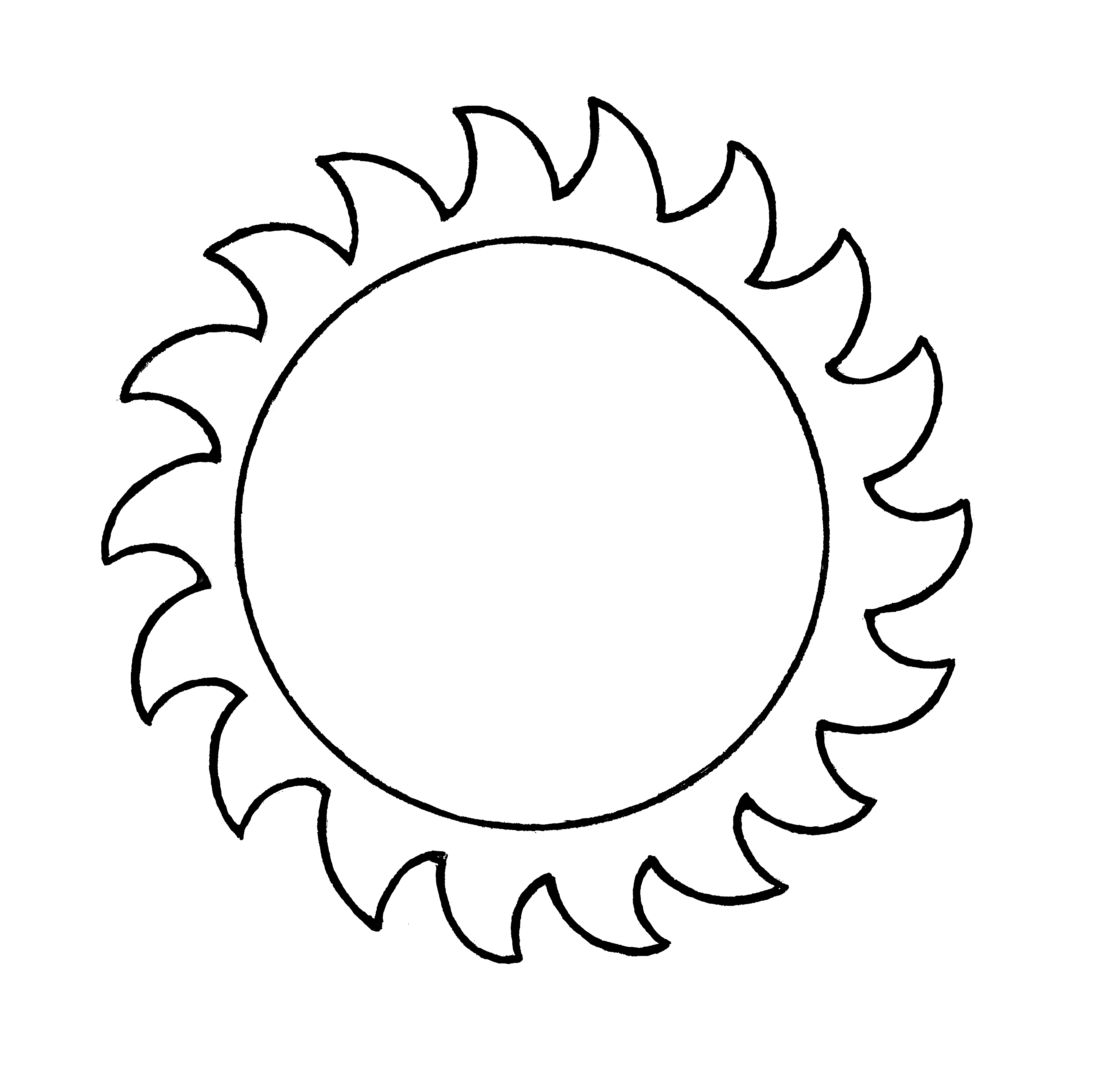 9 11 clipart black and white sun