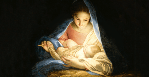 Mary and baby Jesus