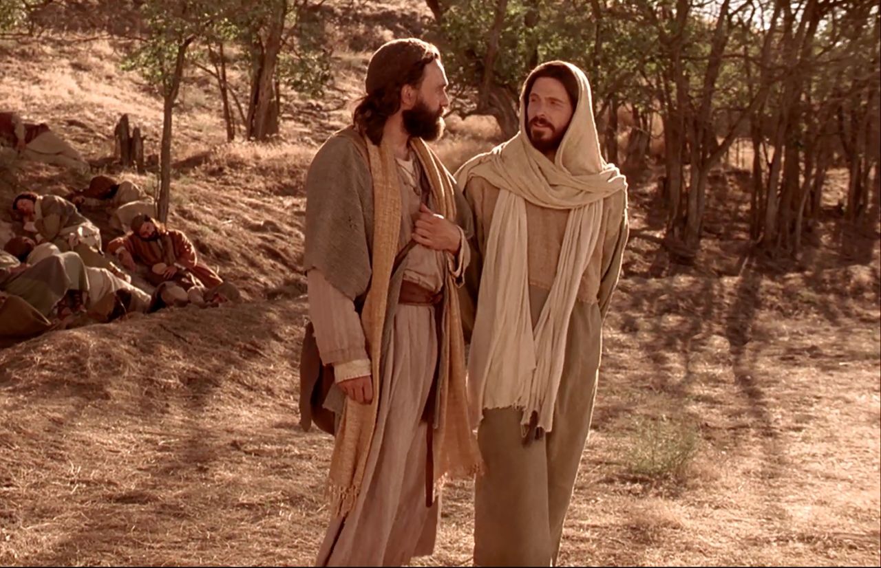 Jesucristo enseña a Pedro que tiene que perdonar setenta veces siete