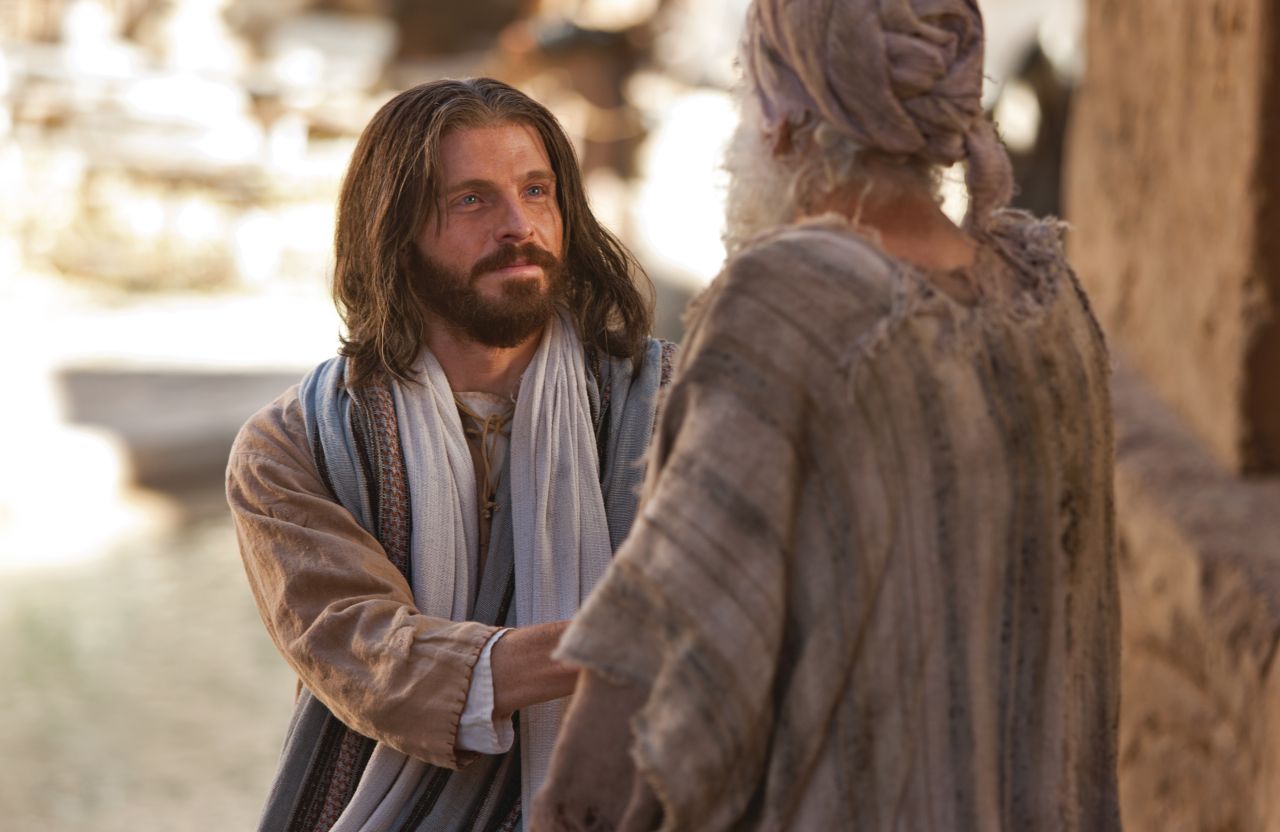 Jesus cura um homem no tanque de Betesda