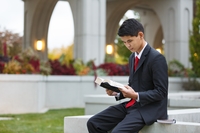 youth reading the Bible