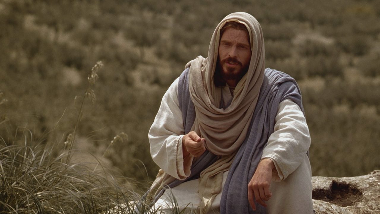Jesus Christus unterweist die Menschen
