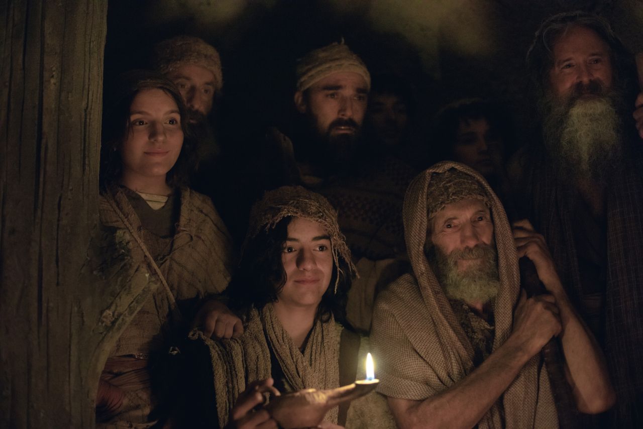 Los pastores visitan al niño