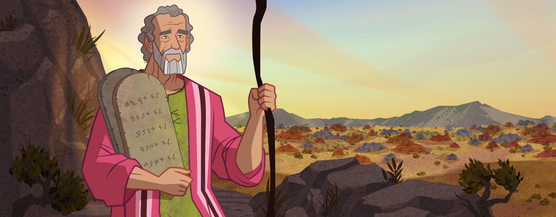 Old Testament Stories Moses On Mount Sinai
