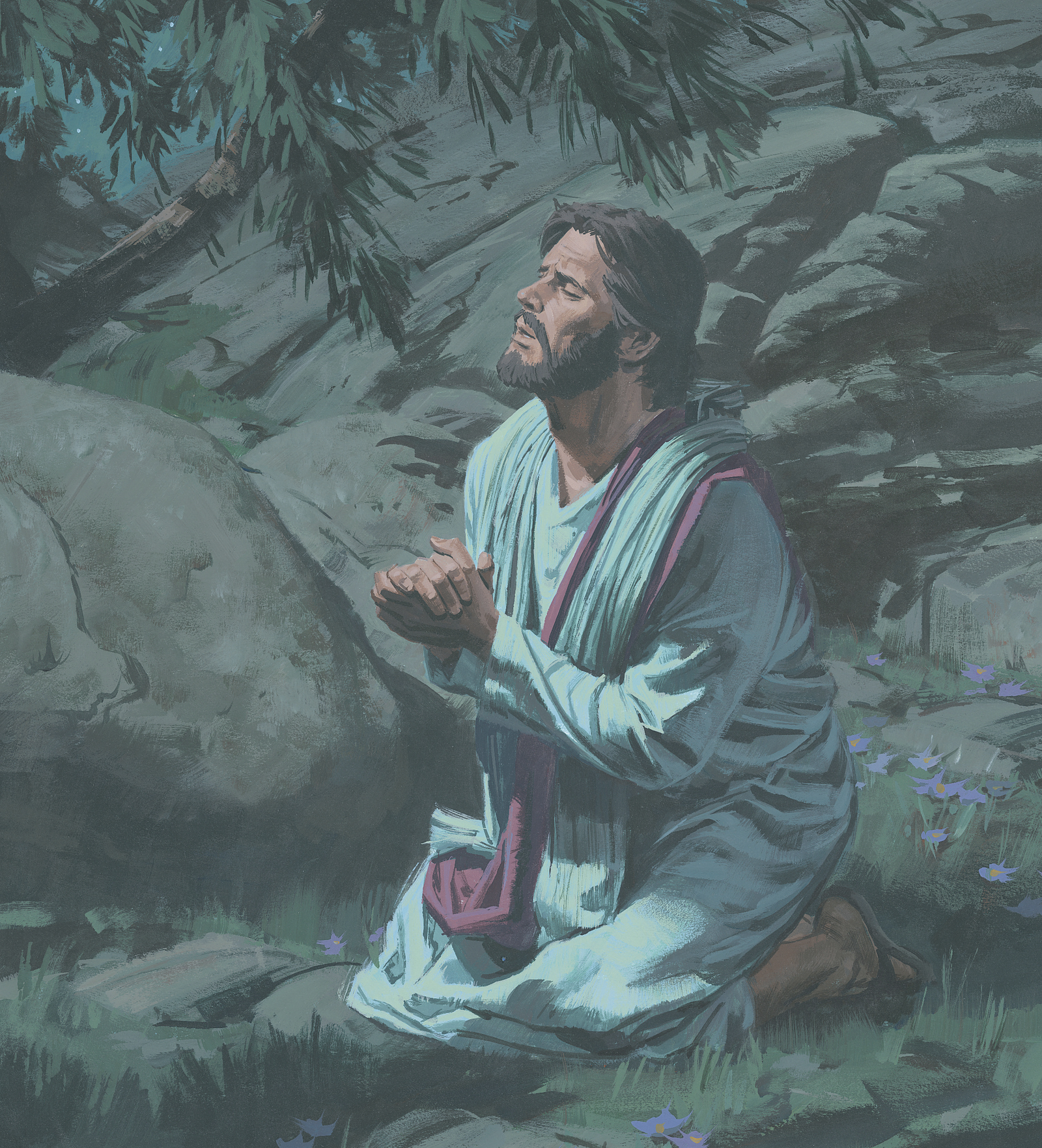 'Jesus Suffers in the Garden of Gethsemane' by Paul Mann