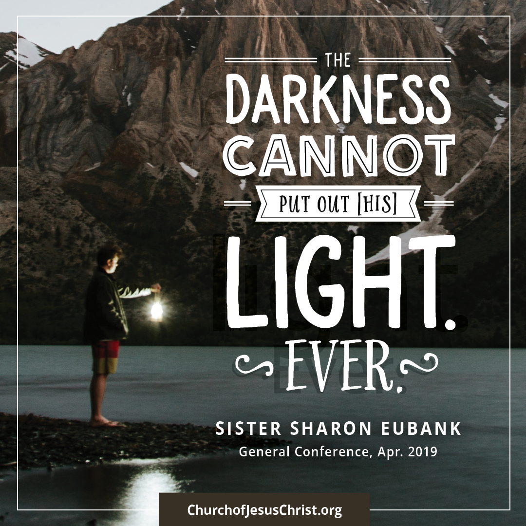 Sharon Eubank Christ The Light That Shines In Darkness Darkness vs Light