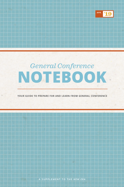 General Conference Notebook Cover, Mar. 2019