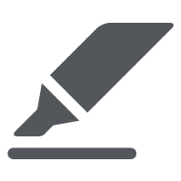 Mark icon for use as a navigation button in the Gospel Library App.