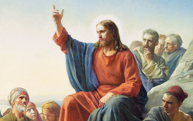 Jesucristo enseña el Sermón del Monte