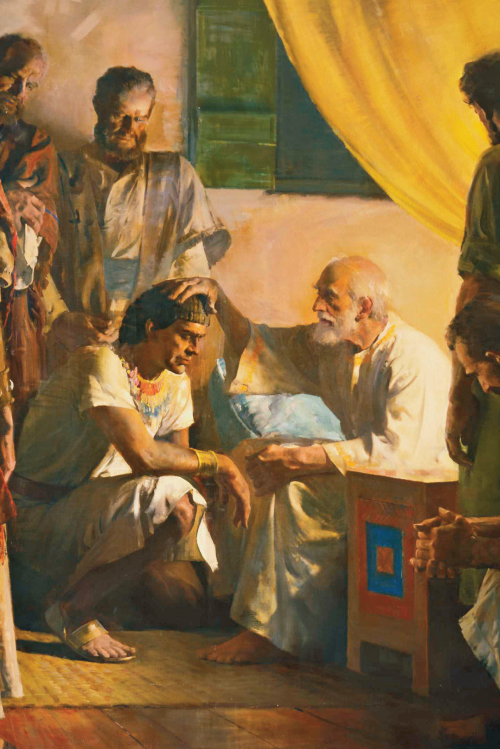 Jacob blessing Joseph