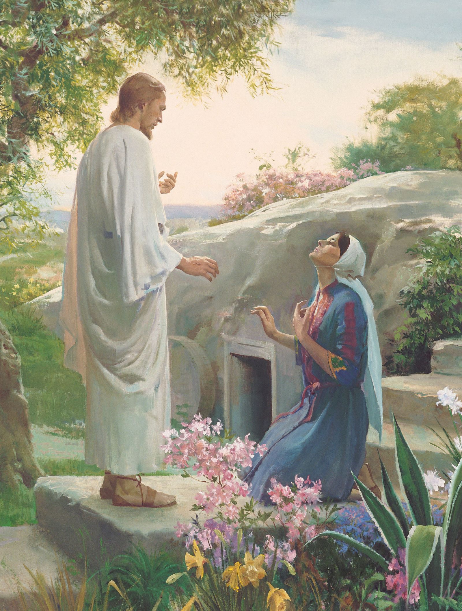 'Mary and the Resurrected Lord' by Harry Anderson