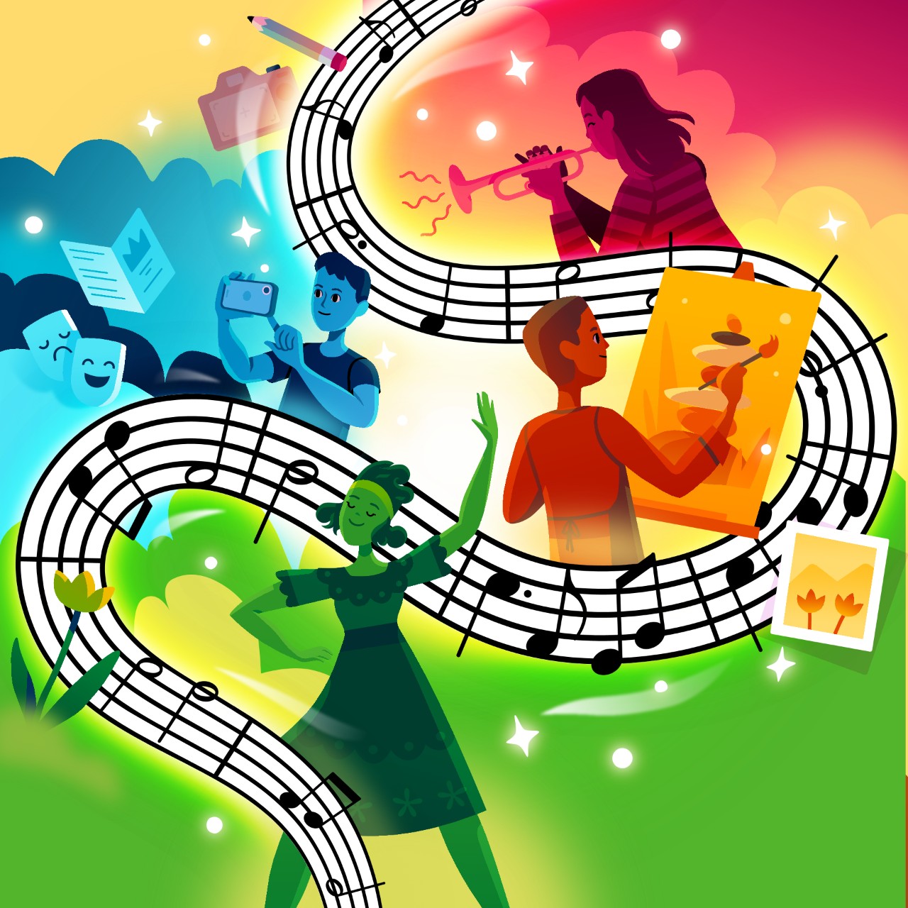 2023 Youth Music and Arts Festival (YMAF) Artwork