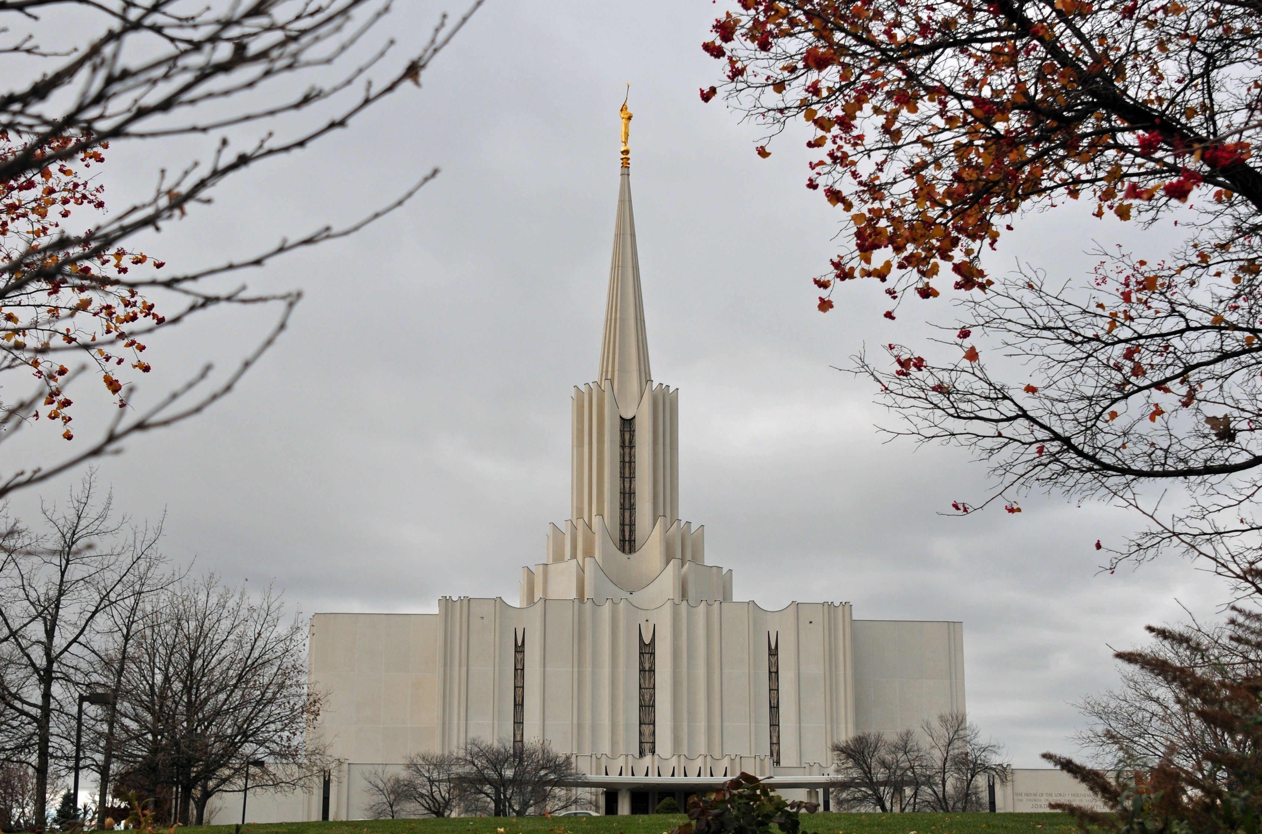 The Jordan River Utah Temple In The Fall   Jordan River Temple Lds 