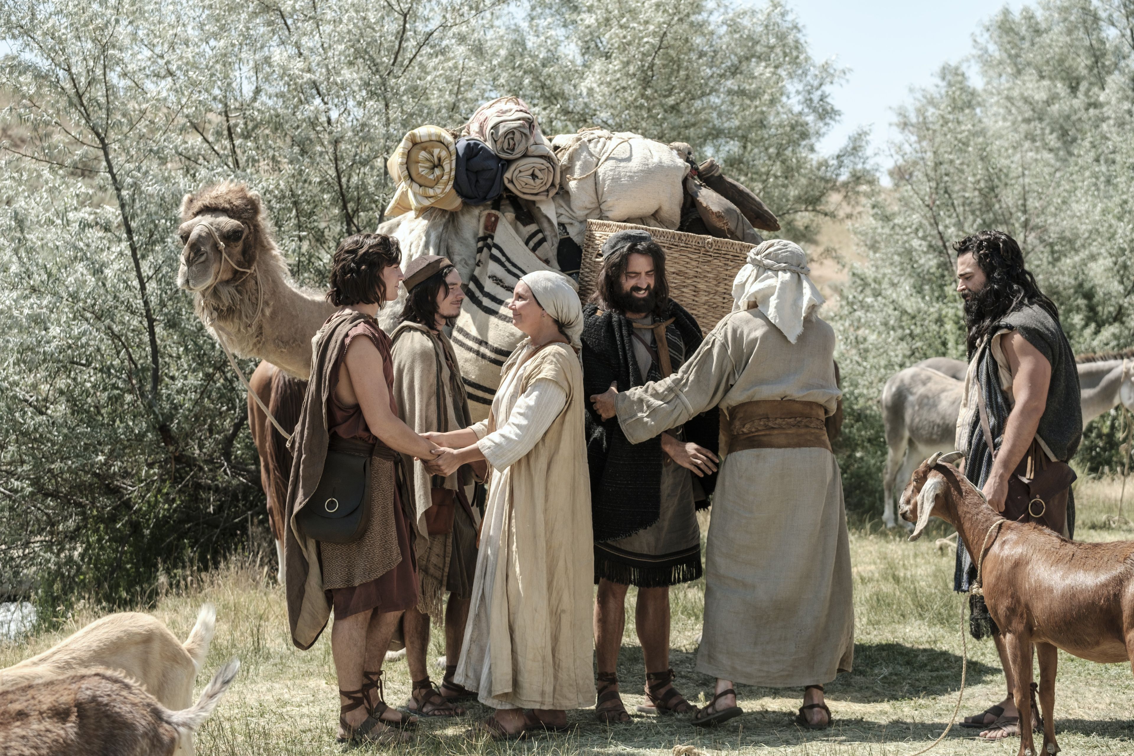 Nephi And His Brothers Leaving To Obtain The Brass Plates