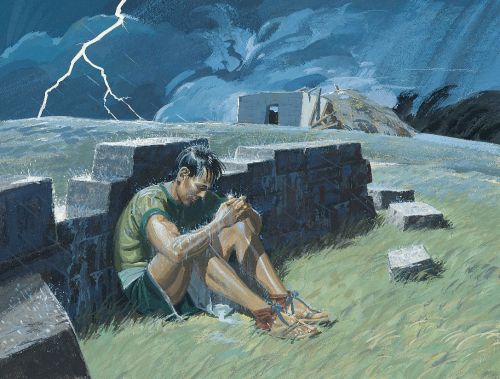 There was terrible thunder, insomuch that it did shake the whole earth as if it was about to divide asunder. And there were exceedingly sharp lightnings, such as never had been known in all the land. Chapter 42-5 (3 Nephi 8:6-7)