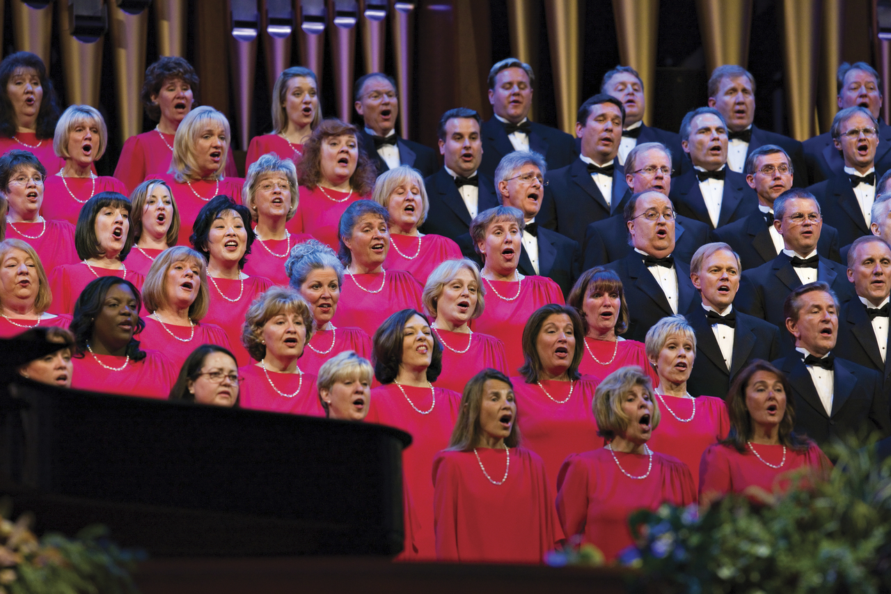Choir Singing on Pioneer Day