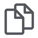 Copy icon for use as a navigation button in the Gospel Library App.