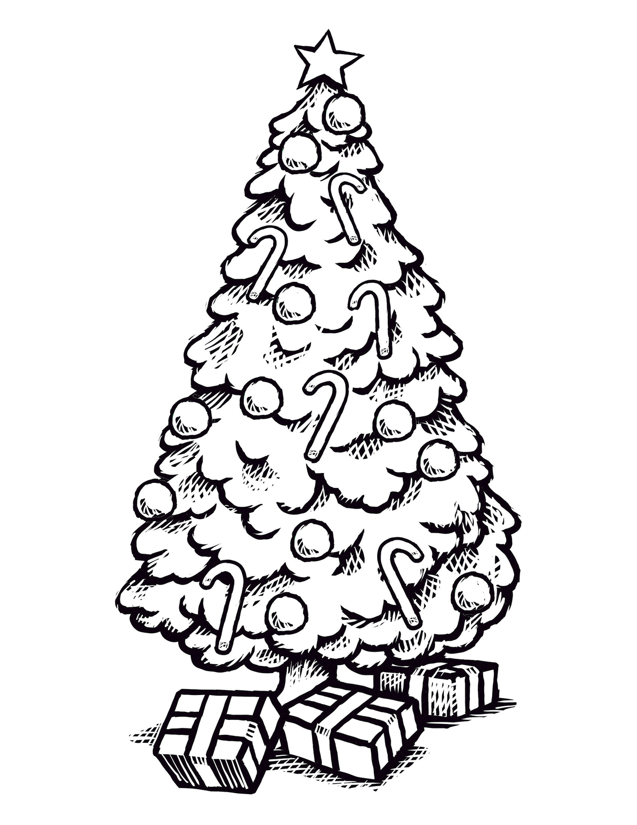 Christmas Tree Coloring