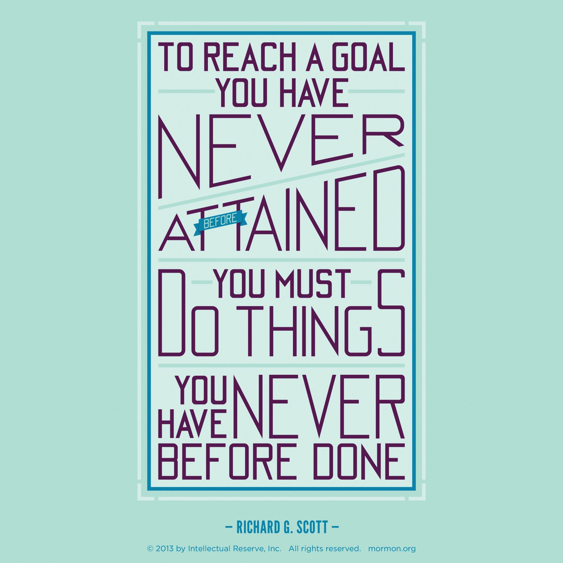 Reach a Goal