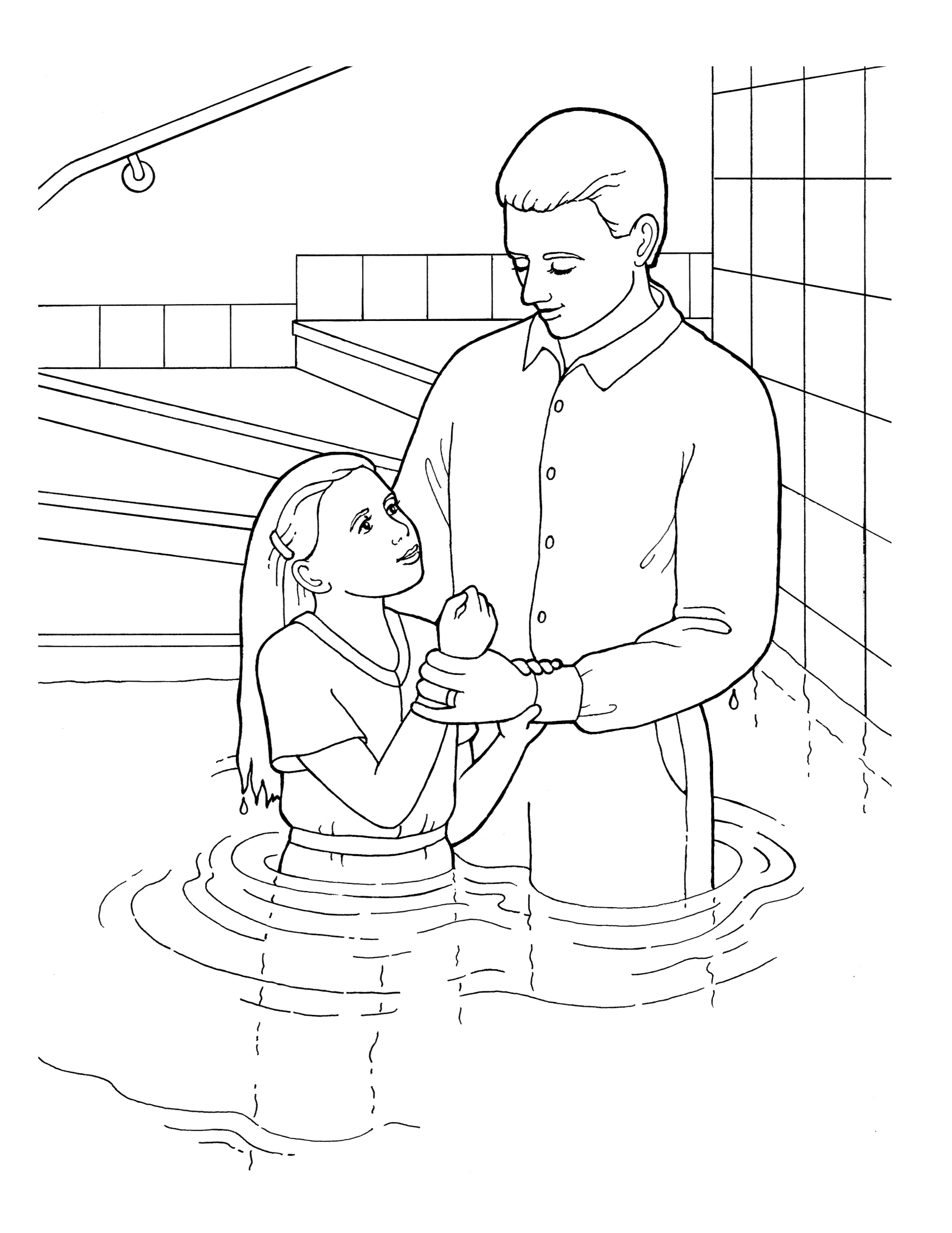 Young Girl Baptism