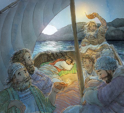 Jesus Calms the Storm: Jesus Sleeping