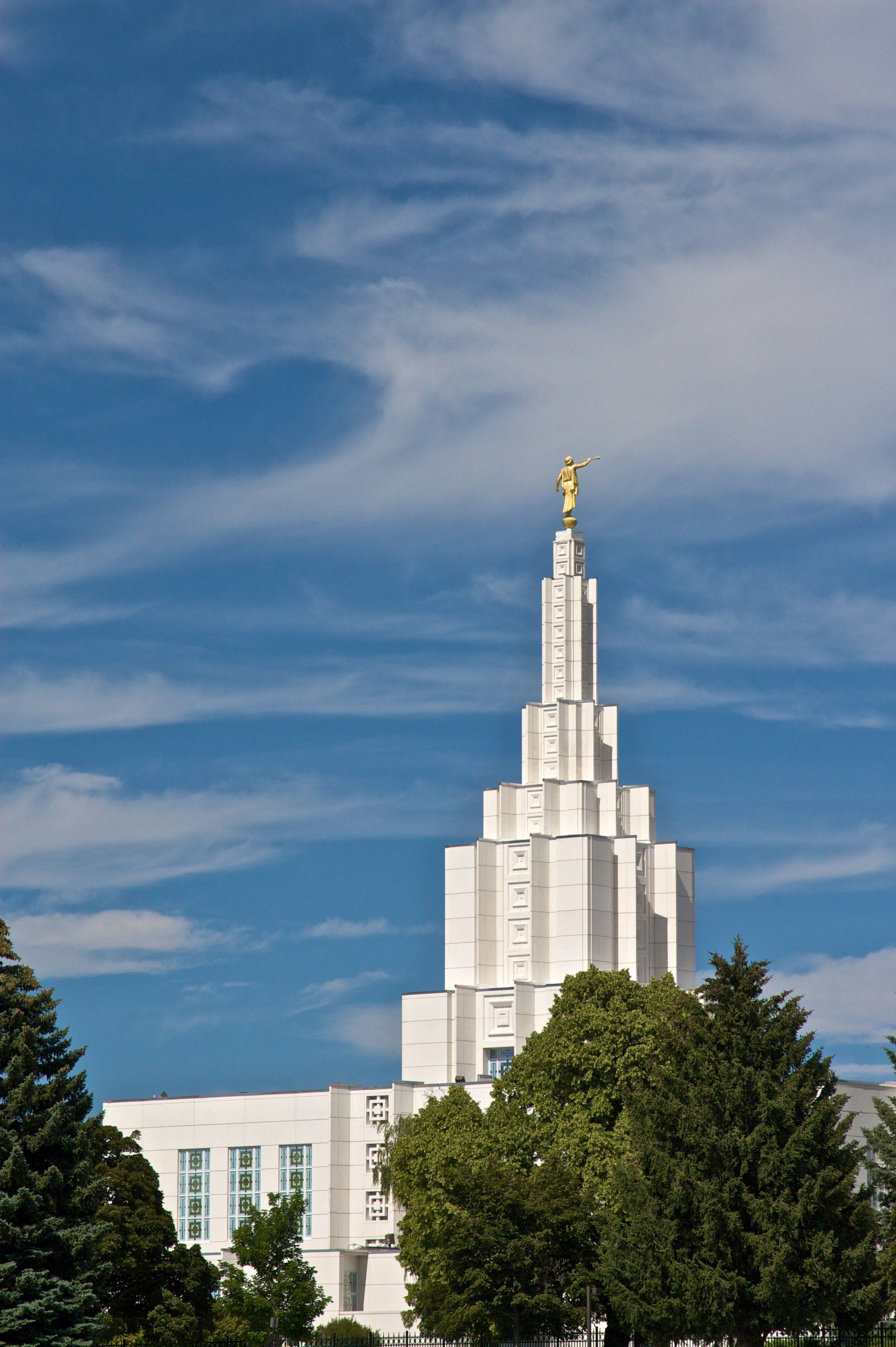 The Spire of the Idaho Falls Idaho Temple
