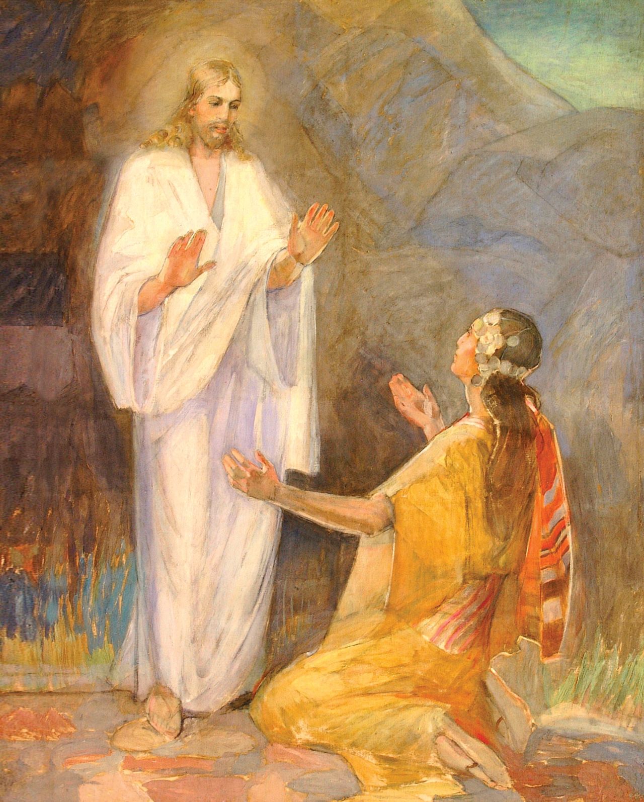 Resurrected Jesus appears to Mary