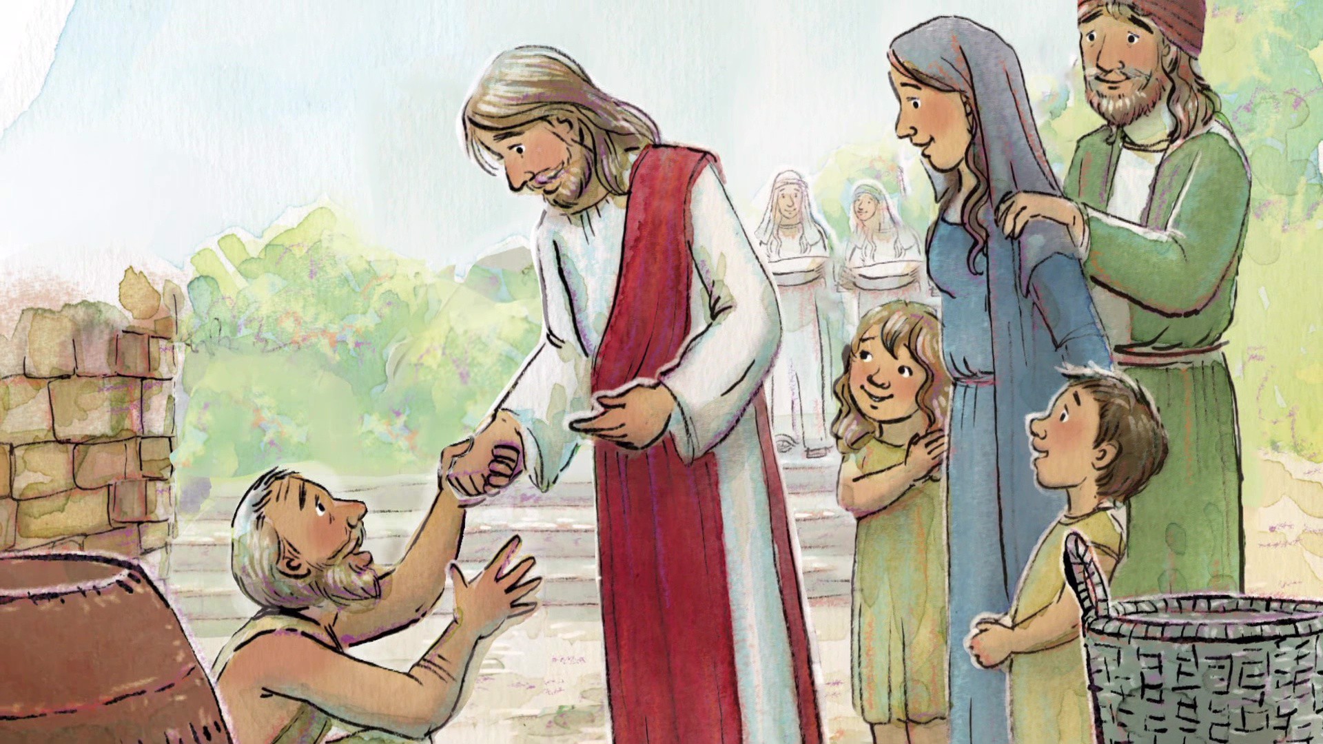 Animated Video: Jesus Loves Me and Taught about Prayer