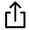 Share icon for use as a navigation button in the Gospel Library App.