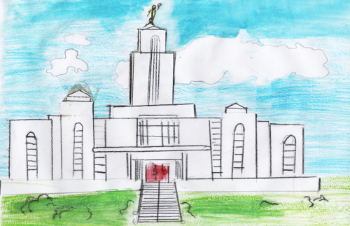 Temple Drawing
